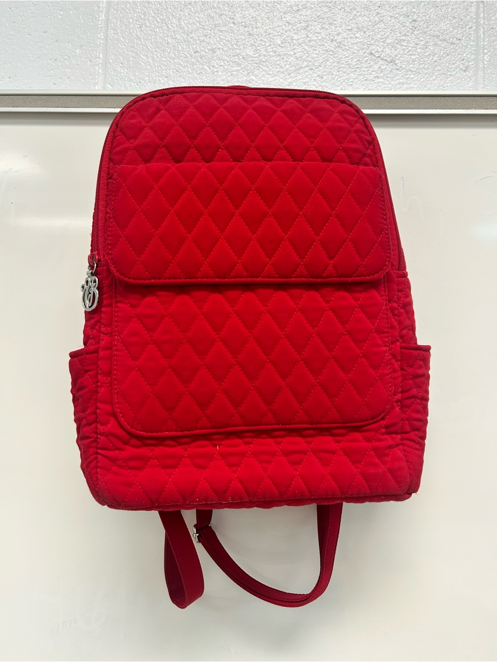 Vera Bradley Quilted Red Backpack